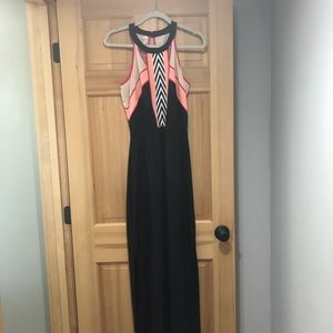 Black maxi dress